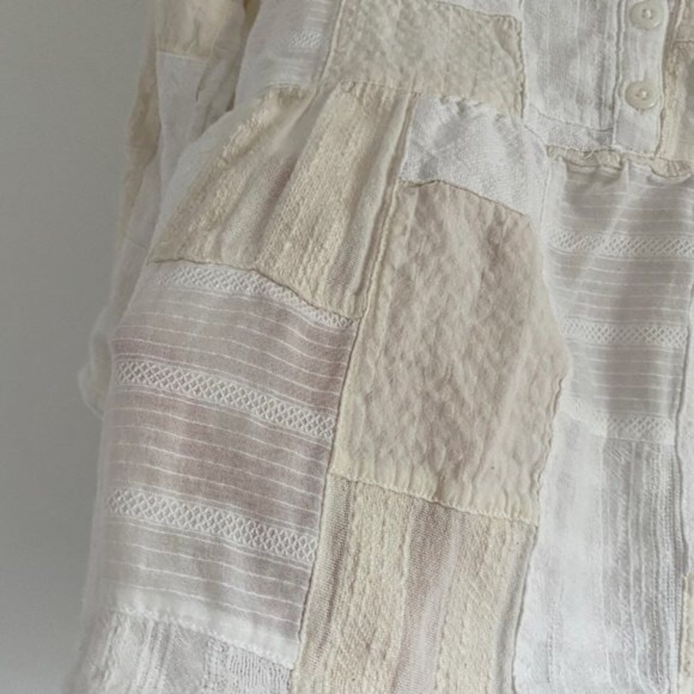 COPY - Maeve Anthropologie Zoe Patchwork Blouse Sz L/XL - Picture 6 of 6